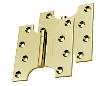 Carlisle Brass 4 Inch Parliament Hinges, Polished Brass - HIN242PB (sold in pairs)